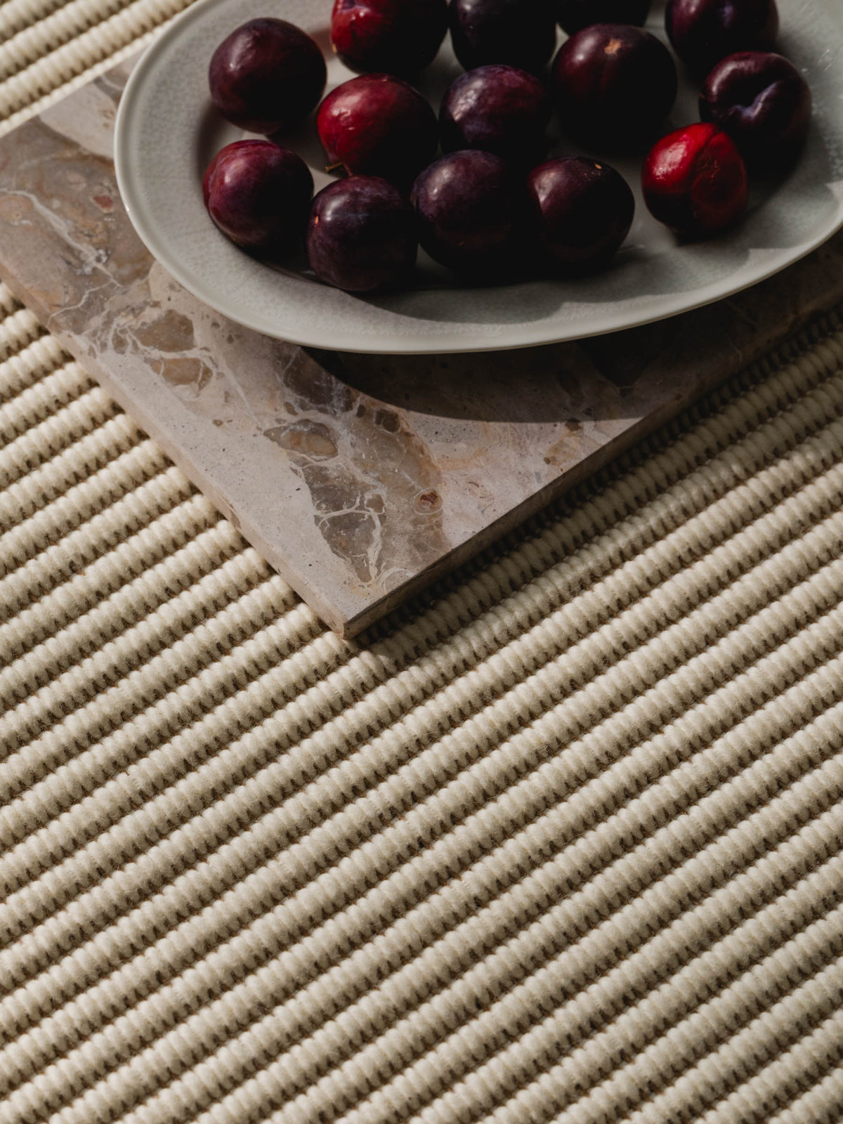 Taive wool rug in Cream White – NORUM