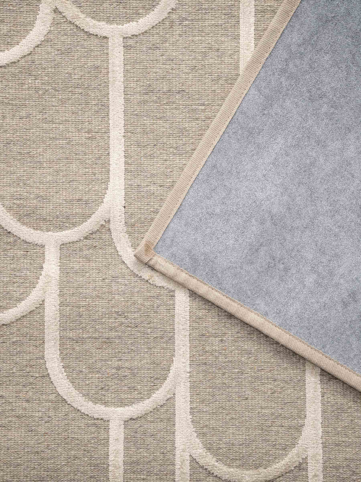 Verto wool rug in Silk Beige – NORUM
