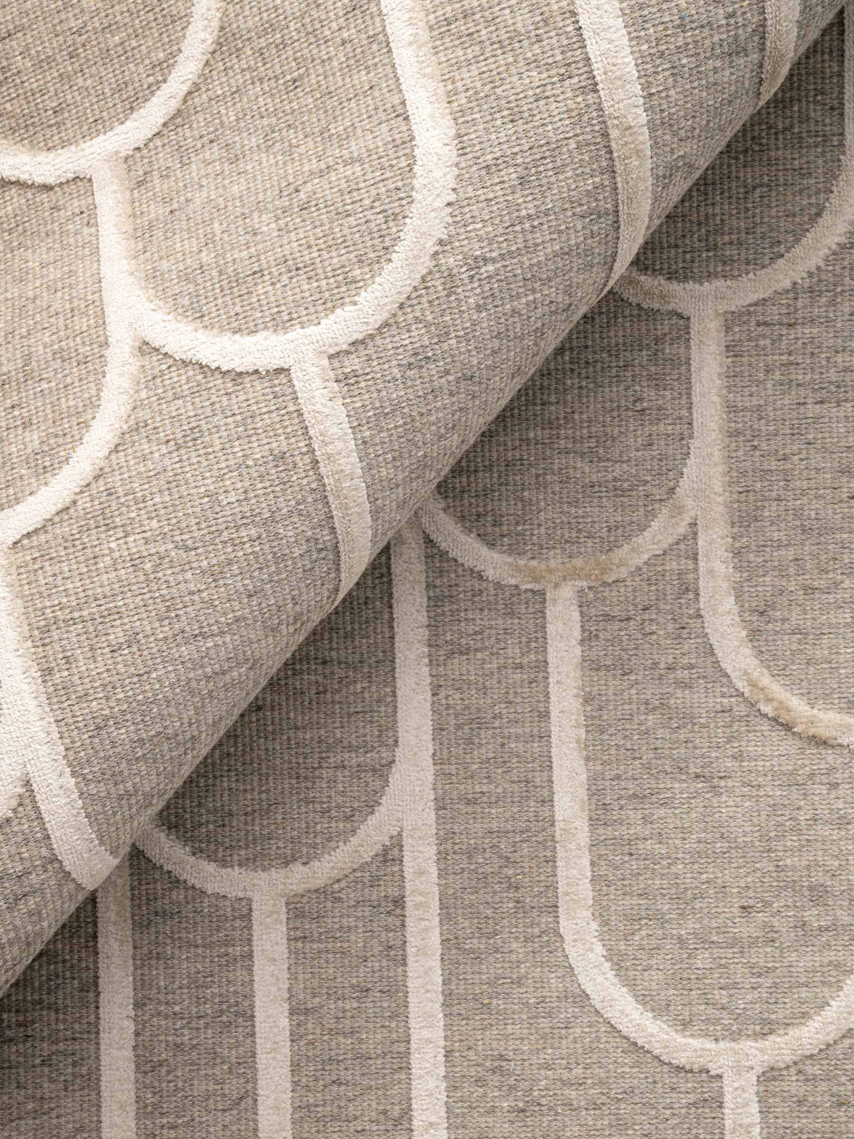 Verto wool rug in Silk Beige – NORUM