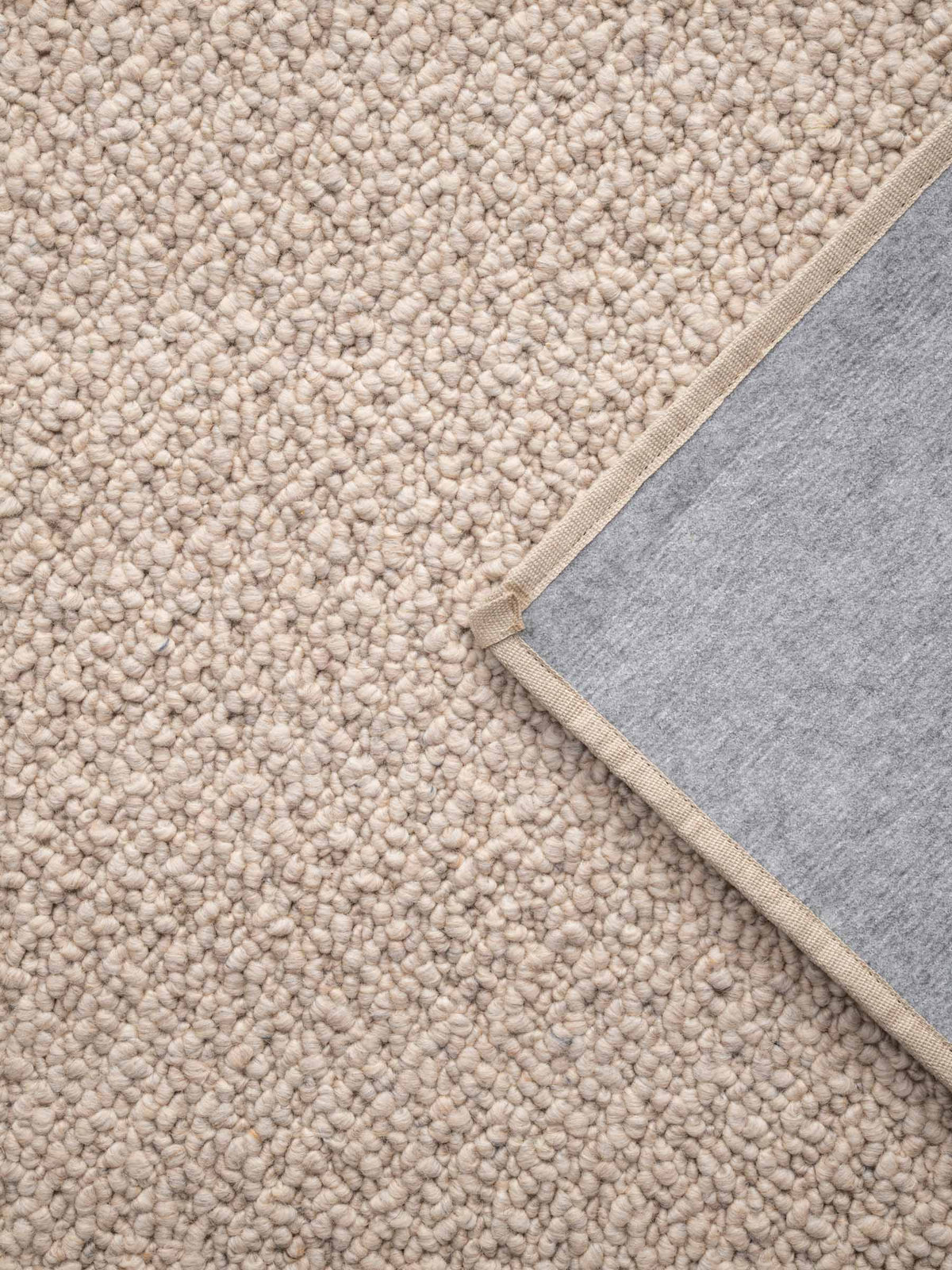 Orra wool rug in Pale Greige – NORUM
